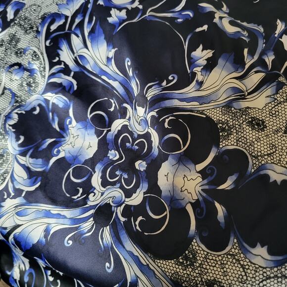 Dana Buchman Knee Length Size 16 Bold Design Boho Bright Lined Whimsy Chic - Picture 5 of 9